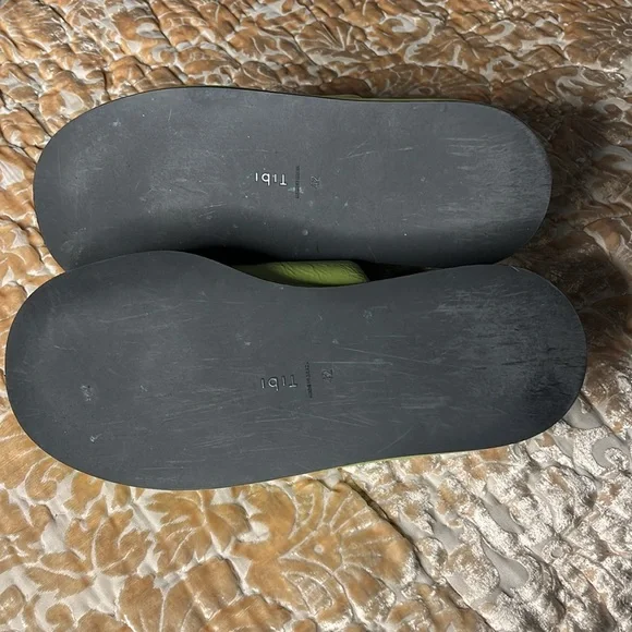 Tibi Beryen Slide in Green! Size 42 - Picture 2 of 5